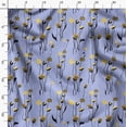 thumbnail image 3 of Soimoi Polyester Fleece Blue Fabric By the Yard - 56 Inch Wide - Florals Print Fabric - Elegant and Timeless Patterns for Fashion and Home Decor Printed Fabric, 3 of 6