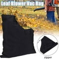 thumbnail image 4 of Universal Leaf Blower Vacuum Bag Garden Lawn Yard Shredder Replacement Leaf Bag, Black, 4 of 9