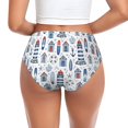 thumbnail image 3 of Womens Underwear anchor Lighthouse Surfboards vintage Cuteness No Show Seamless Underwear for Women, Soft Stretch Women's Panties, Hipster Ladies Panties Bikini Underwear Briefs, 3 of 6
