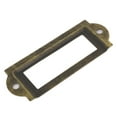 thumbnail image 3 of Library File Drawer Label Tag Name Card Holder Bronze Tone 10Pcs, 3 of 5