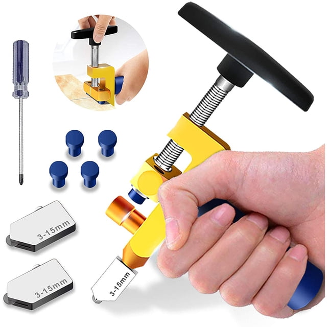 Tile Cutter, Manual Tile Cutter Ceramic Tiles Porcelain Tiles For Professional with Adjustable Laser Guide Precision Cutting Anti-Skid Feet & Ergonomic Handle
