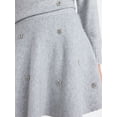 thumbnail image 4 of Free Assembly Women's and Women’s Plus Embellished Mini Sweater Skirt, Sizes XS-4X, 4 of 5