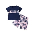 thumbnail image 2 of piuwrlz Shirt and Shorts Set for Baby Boys Girls Fashionable Printed Summer Children's Set Pink Size 3-4Years, 2 of 9