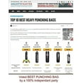 thumbnail image 6 of Filled Punching Bag 100 lbs Heavy Bag | Kicking & Boxing Bag for Boxing, Taekwondo, Kickboxing, Martial Arts MMA Heavy Bag Training Practice | Made in USA, 6 of 6