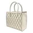thumbnail image 3 of New Valentino Garavani Beehive Lattice Ivory Studded Leather Crossbody Tote Bag, 3 of 9