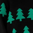 thumbnail image 6 of IROINNID Ugly Sweater for Christmas Women's Holiday Funny Christmas Tree Print Sweater Crewneck Warm Xmas Pullover Sweater,Black, 6 of 9