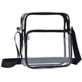 thumbnail image 1 of Clear Purses with Shoulder Strap Clear Messenger Bag Waterproof Clear Bag Hand-free Clear Crossbody Bag Transparent Crossbody Purse for Concerts Festivals Sports Events, 1 of 10