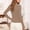 Khaki, variant on T Shirts Women Long Sleeve Crew Neck Slim Fit Casual Basic Top Soft Everyday Comfort Tee Shirt, Size L