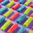 thumbnail image 2 of Sour Punch Bites Tropical Blends 3.7oz Bag Assorted Fruit Flavor Tart Tangy Soft Candy with Sugar Coated for Kids Adults Snacks Lunchbox Movie Nights Travel Office Summer Fun Sweet Treats Pack of 2, 2 of 5