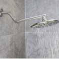 thumbnail image 5 of Aqua Elegante 10 inch Brass Adjustable Shower Arm, Extension Tool - Brushed Nickel, 5 of 8