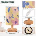 thumbnail image 3 of Pastel Flowers Leaves Spring Table Lamp with USB Port LED Warm Light Lamp Night Light Home Decor, 3 of 7
