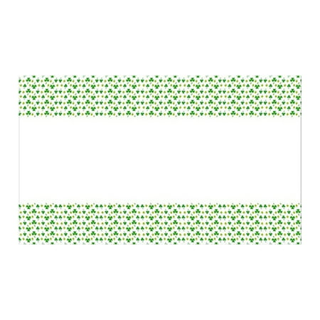 

PhoneSoap St. Patricks Day Decorative Tablecloth Irish Day Lucky Grass Party Disposable Tablecloth