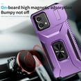 thumbnail image 5 of JTCASES for Motorola Moto G Stylus 5G 2023 Case, Slide Window + Adjustable Ring Kickstand + Magnetic Car Mount Drop Protection Anti-slip Shockproof Bumper Rugged Shell, Purple, 5 of 8
