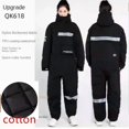 thumbnail image 1 of Motorcycle Skiing Winter Suit Waterproof Windproof All in One Plush Lined, 1 of 10