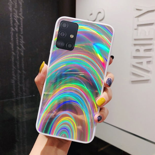 Funda de arco iris para Samsung Galaxy A31 M12 M30S A51 A71 A21S A12 A32 A42 A70 A50 A30 A30S A20 A10 S8 S9 S10 S20 FE S21 Plus Ultra Tan Jianjun unisex