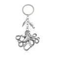 thumbnail image 1 of 2 piezas de aleación pulpo colgante ins vida marina concha llavero bolsa colgante, 1 of 2