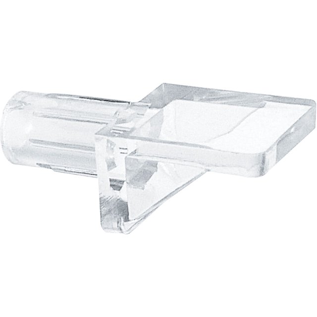 Prime-Line Products U 10144 Shelf Support Pegs, 1/4 In. Diameter, Plastic, Clear (Pack Of 8),