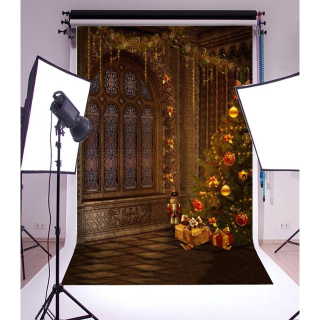 ABPHQTO 150x220cm Navidad interior árbol de Navidad imagen telón de fondo estudio Props Feliz Navidad fotografía fondo