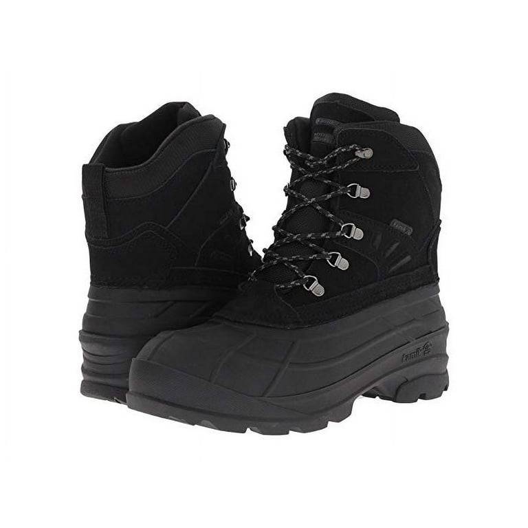Kamik Men s Fargo Boot Black Waterproof Lace Up Winter Snow Boots