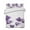 Purple, variant on Purple Tulip Floral Summer Quilt Set Queen Size, Soft Microfiber Quilted Bedding Set with 2 Pillow Shams, Pastel Country White Wildflower Lightweight All Season Bedspread Coverlet for Bedroom 90"x96"