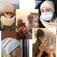 thumbnail image 3 of ER Gorro de punto de invierno para mujer, cálida y suave mezcla de lana y cachemira brillar Electrónica, 3 of 5
