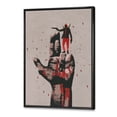 thumbnail image 3 of Designart 'Gun Hand Sign With Man Shooting Gun' Modern Framed Canvas Wall Art Print, 3 of 5