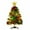 multicolor, variant on Christmas Tree, Small Little Tabletop Prelit Christmas Tree 19.6 Inch, Decorated with Ornaments Lights Artificial Green Tree