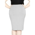 thumbnail image 3 of Stretch Is Comfort Women's Soft Stretch Midi Skirt | Adult  Small - 5x, 3 of 9