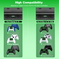 thumbnail image 4 of Charger Station Compatible with Xbox Controllers with 4 x5520mWh Rechargeable Battery Pack for X1/X-Series X Controller-Black, 4 of 5