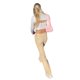 thumbnail image 3 of SAYOO - Pantalones de piel para mujer, ajustados, rectos, informales, a la moda, de cintura alta SAYOO  S-XL, 3 of 4