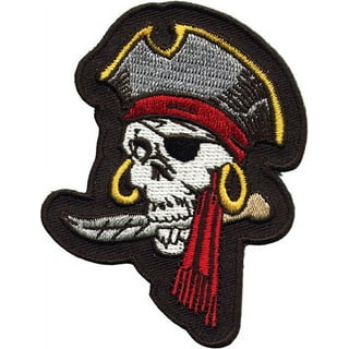 Irish Skull Patch, Large Back Patches for Jackets and Vests