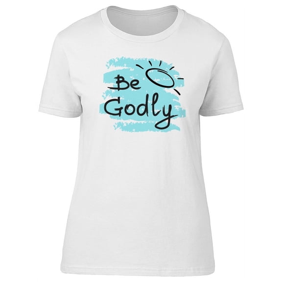 Be Godly Blue Stroke T-Shirt Women -Image by Shutterstock, Female Small