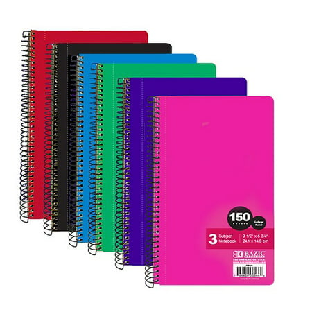New 825569  3 Subject Notebook 150Ct C-R 9 (24-Pack) Notebook Cheap Wholesale Discount Bulk Stationery Notebook Toys And