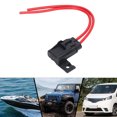 thumbnail image 4 of Inline Fuse Holder, IP66 Waterproof Blade Fuse Holder 12AWG  Electrical Conductivity 6Pcs  For Car, 4 of 8
