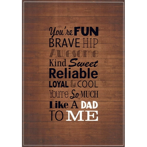 Designer Greetings Fun, Brave, Hip, Awesome: Like a Dad Father's Day Card
