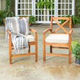 Manor Park 6Piece Outdoor Patio Dining Set Brown