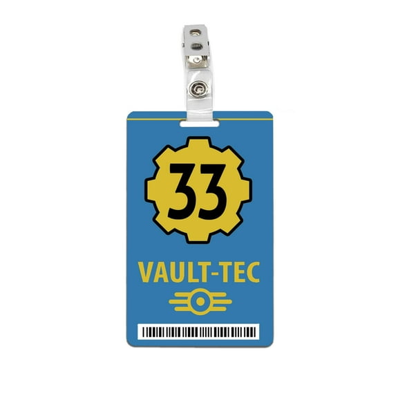 FIGHERO Vault-Tec Vault 33 ID Badge PVC