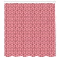 thumbnail image 2 of Ambesonne Abstract Shower Curtain, Minimalist Trippy Print, 69"Wx84"L, Pastel Pink, 2 of 4
