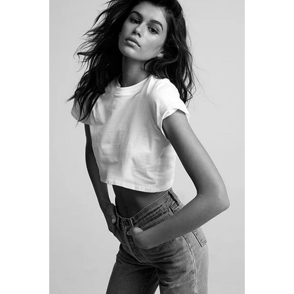 Hanes X Karla For Justin Bieber Women Crop Top The Crop White XL