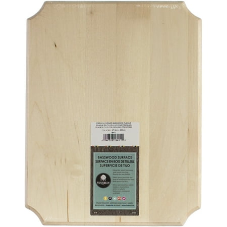 UPC: 0046308184110 | Basswood Rectangle Plaque French Corner-11 X14