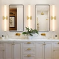thumbnail image 3 of KAISITE Modern 1-Light Dimmable LED Bathroom Vanity Light, Waterproof Lamps for Bathroom, Acrylic Lampshade, 3 of 8