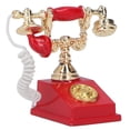 thumbnail image 2 of Modelo de mini teléfono de casa de muñecas BuyWeekMX Aleación decoración vintage, 2 of 9