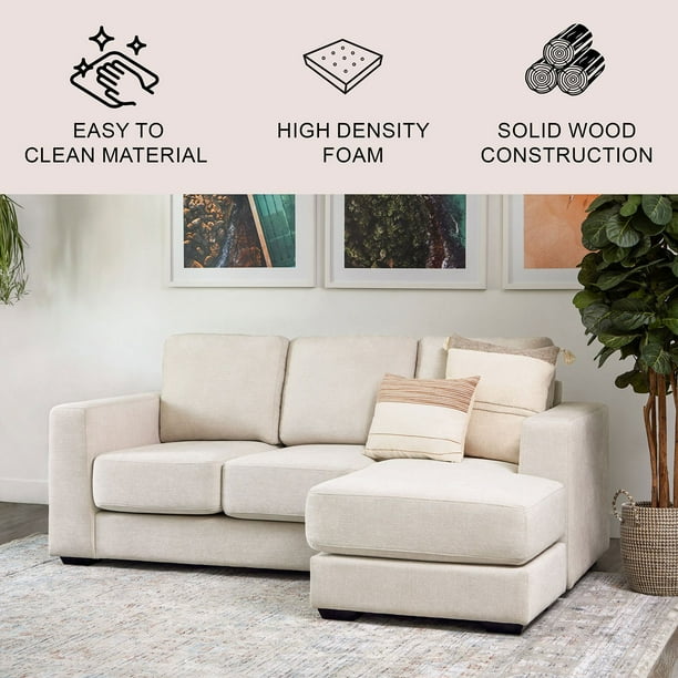 Elliot Reversible Sofa Chaise Sectional, Assorted Colors