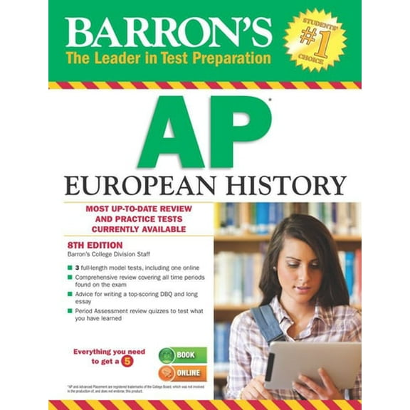 Pre-Owned Barron's AP European History (Paperback) 1438007396 9781438007397