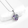 thumbnail image 3 of Hummingbird Urn Necklace for Ashes for Women Heart Cremation Jewelry Memory Keepsake Pendant for Loss Loved Ones, 3 of 6