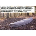 thumbnail image 6 of VORTEX TAN 16' 'WATERGUARD' HEAVY DUTY WATERPROOF CANOE/KAYAK COVER, FOR UP TO 16' LONG, AND FOR UP TO 9 1/2 ' GIRTH (FAST SHIPPING - 1 TO 4 BUSINESS DAY DELIVERY), 6 of 9
