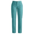 thumbnail image 3 of Women's Military Cargo Pants Solid Color With Elastic Waist Casual Clothes Pockets Full Length Pants, 3 of 7
