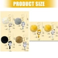 thumbnail image 3 of MOMOJIA Cats Pendant Keyring Functional Home Desk Decoration Accessory Plush Texture, 3 of 10