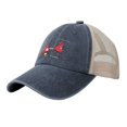 thumbnail image 1 of The Mascot For The Paris Olympics And Paralympics 2024 Cowboy Mesh Baseball Cap Navy Blue One Size, 1 of 5