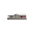 thumbnail image 5 of Melannco Set of 2 18-inch Distressed Grey with Metal Railing Shelf, 5 of 7